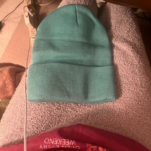 Cozy Kids/Adult Aqua Beanie